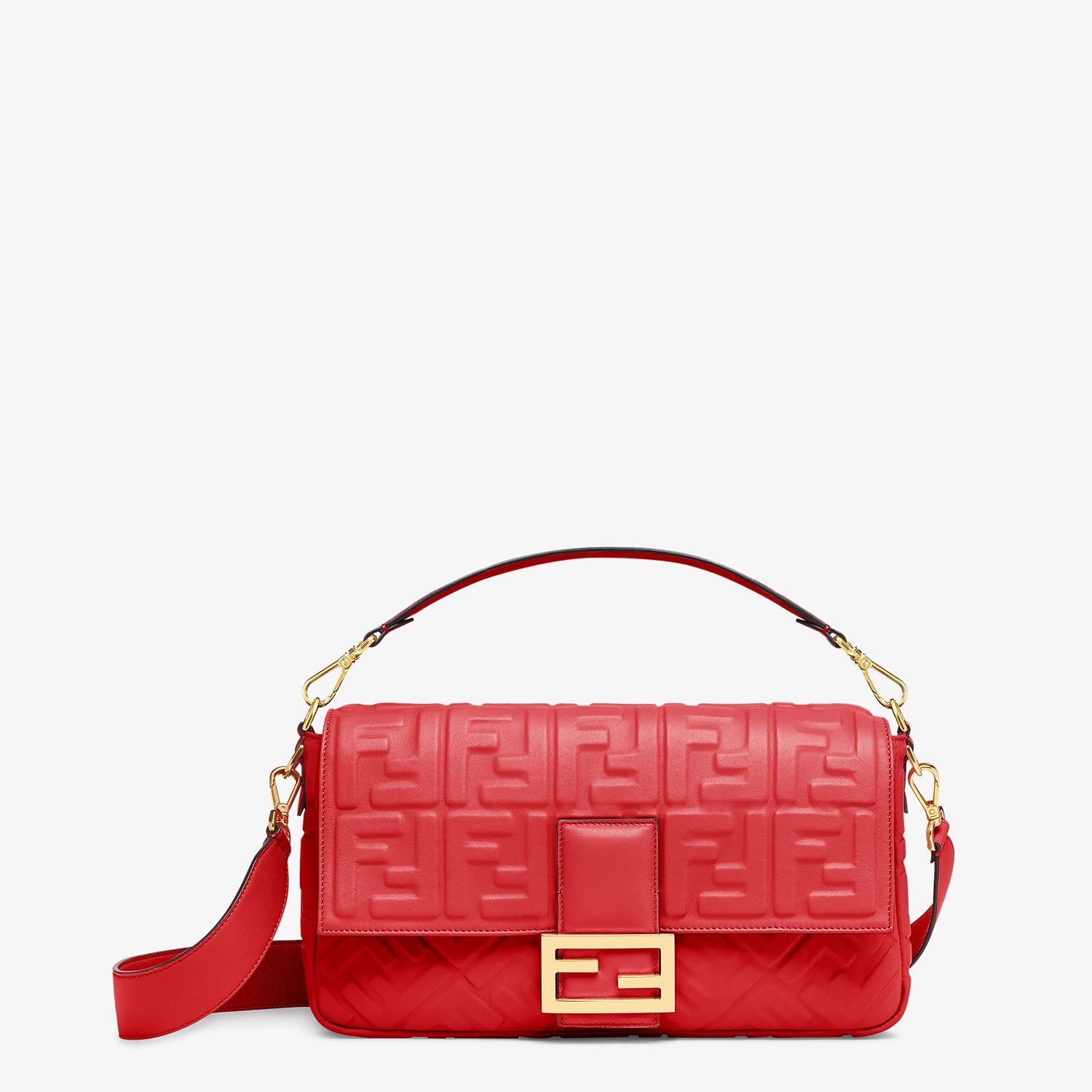 Red leather bag - 1