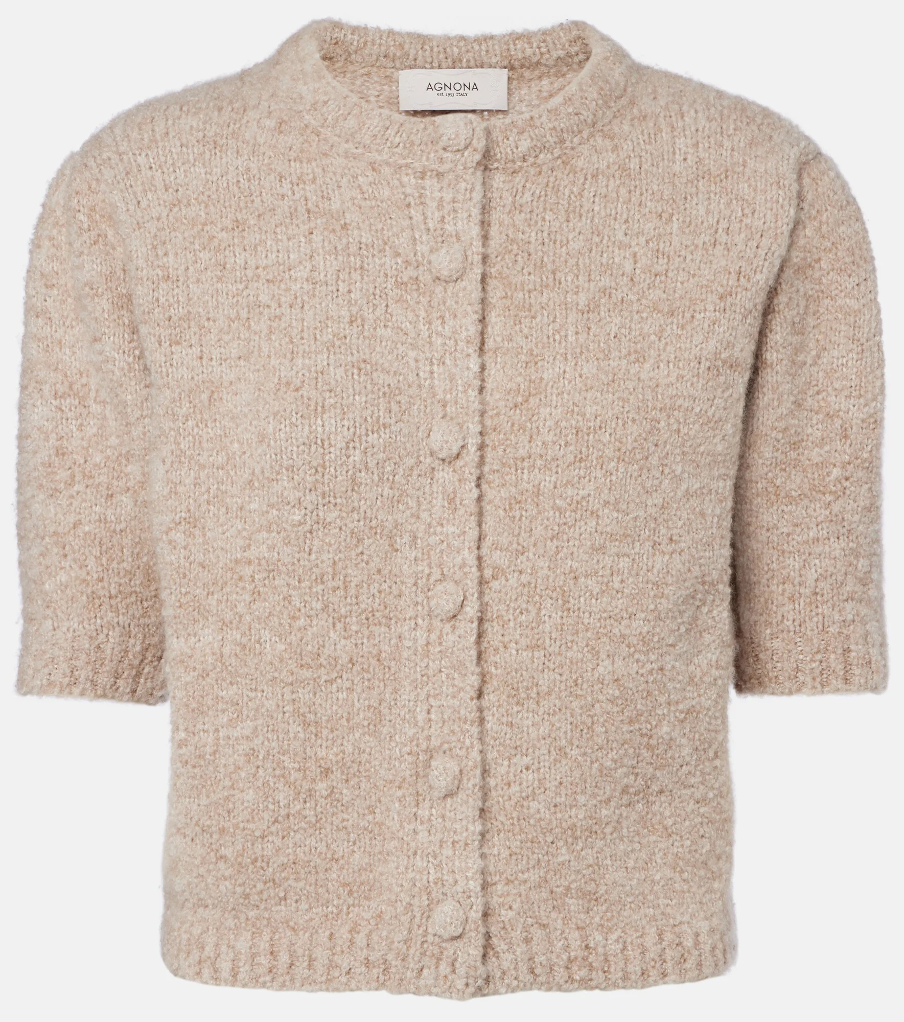 Cashmere, silk, and wool cardigan - 1