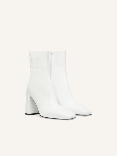 courrèges HERITAGE LEATHER ANKLE BOOTS outlook