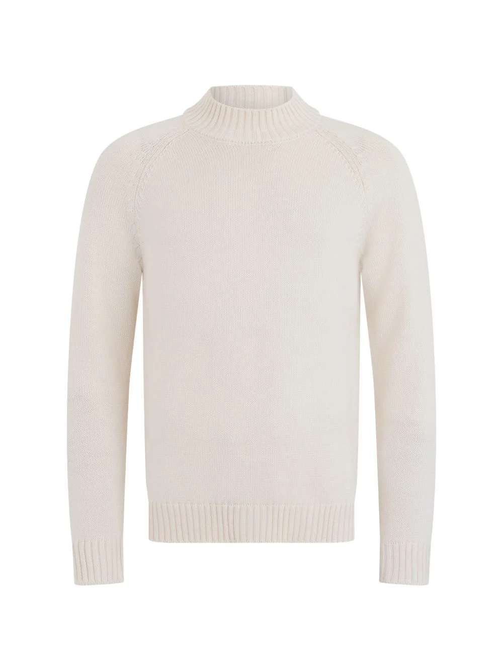 mock-neck raglan-sleeve sweater - 1