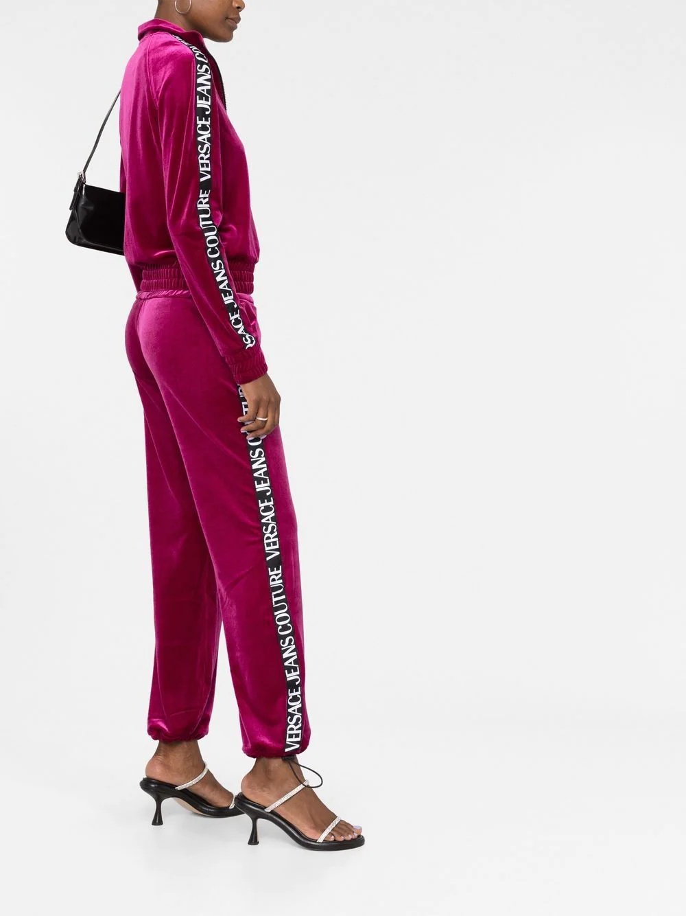 logo-tape track pants - 6