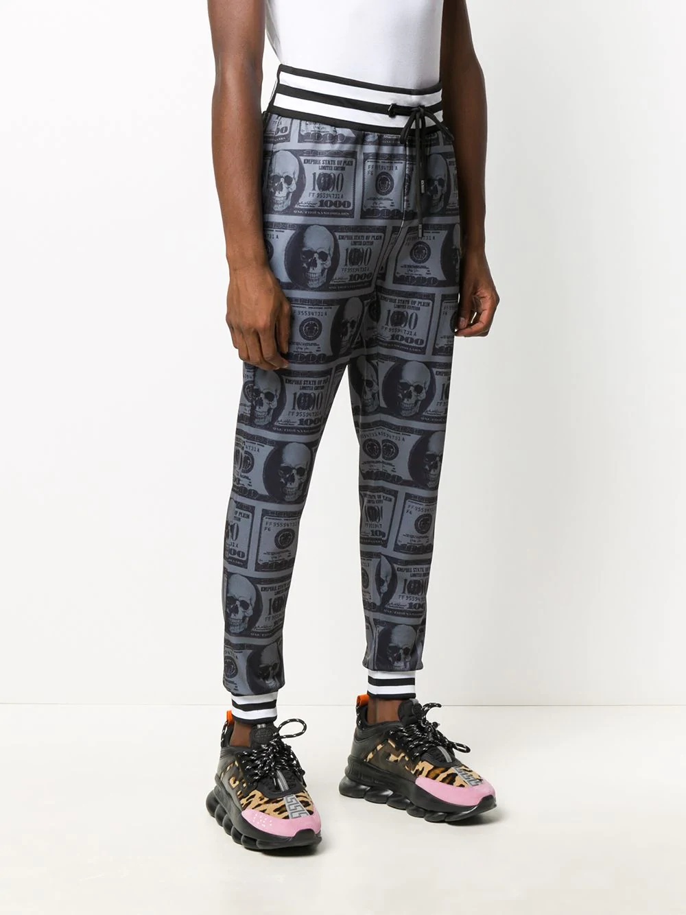 money-print sweatpants - 3