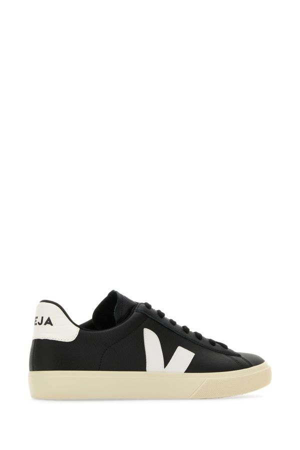 Black chromefree leather Campo sneakers - 3