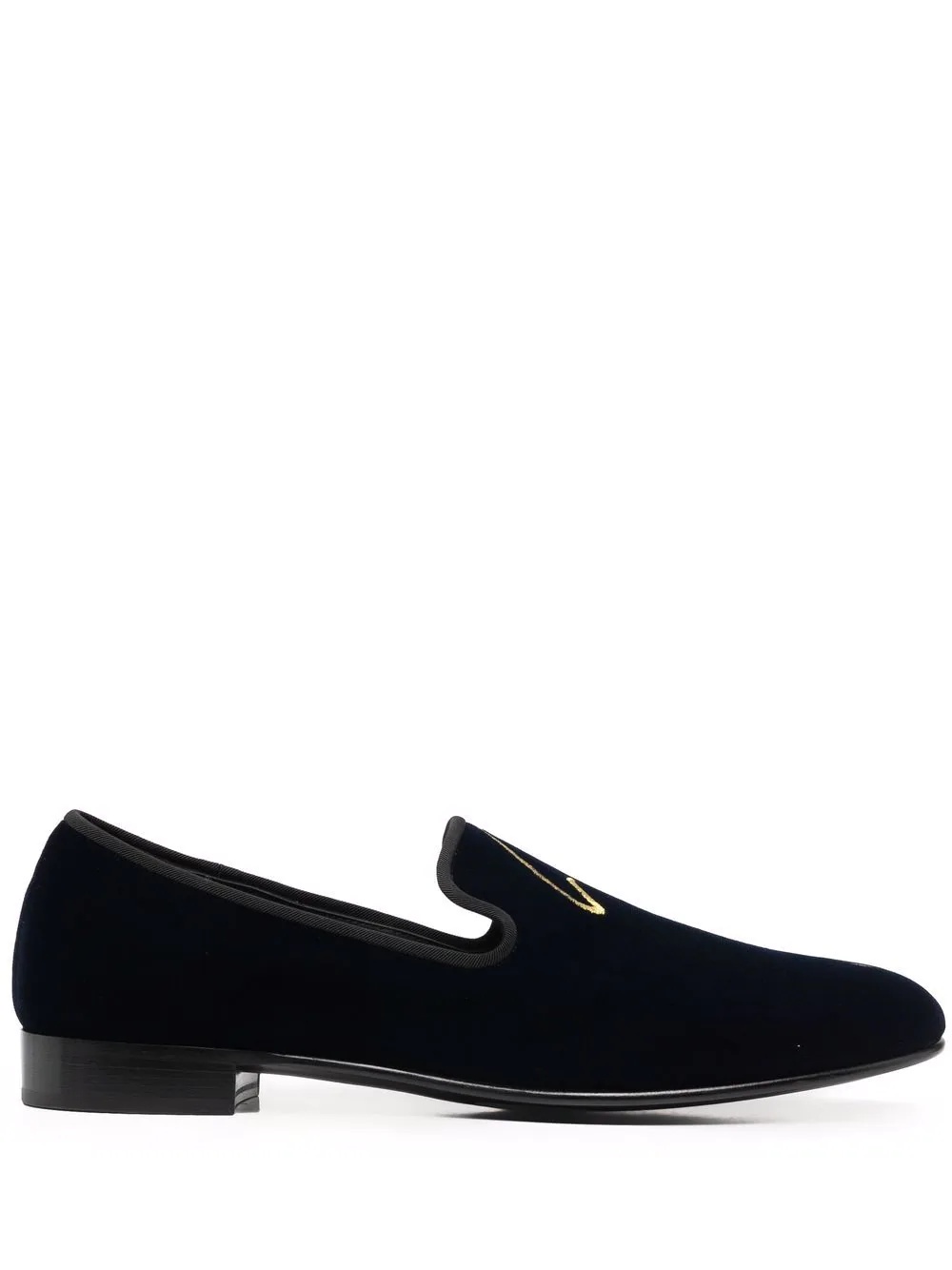 Velluto velvet loafers - 1