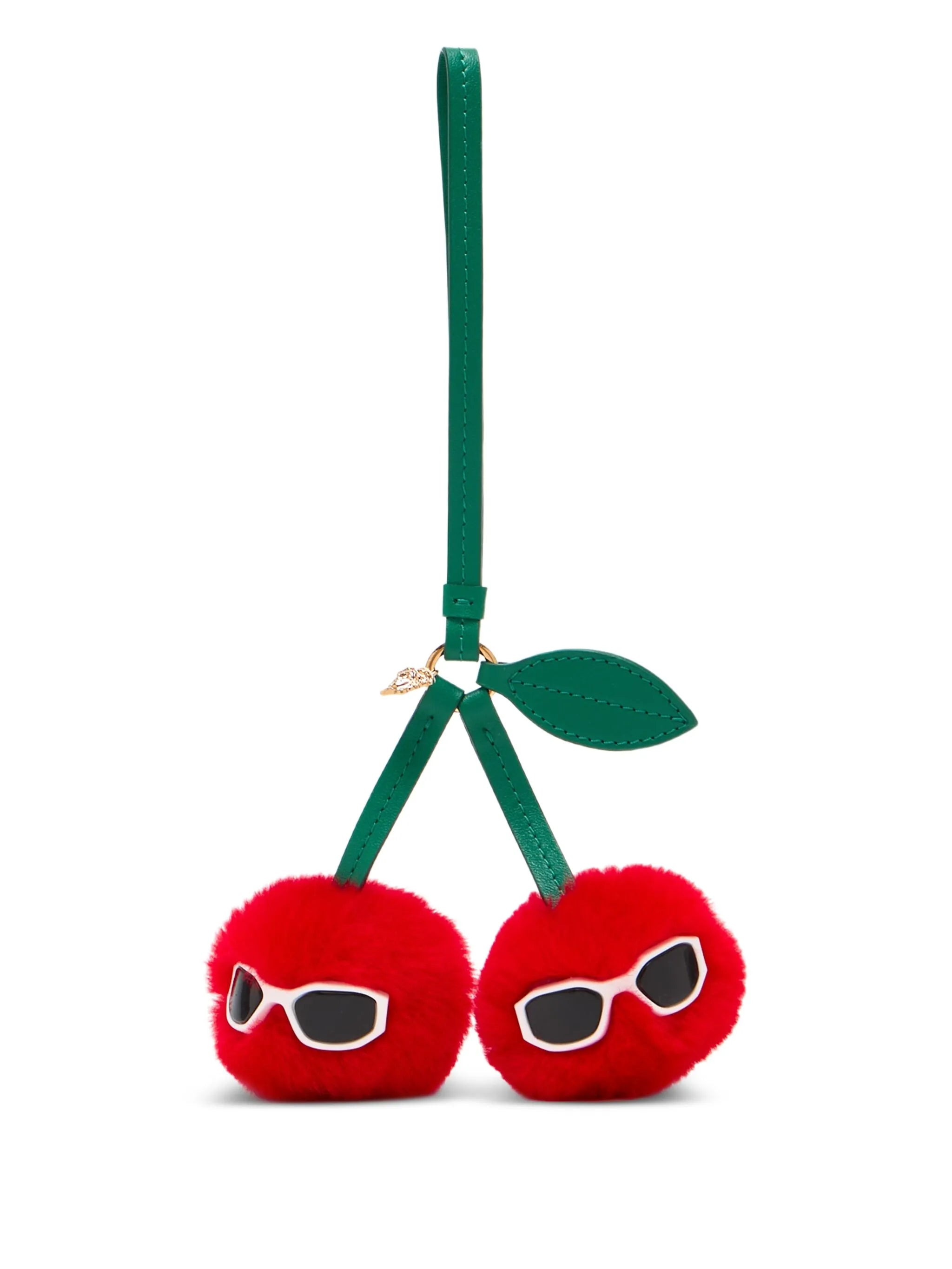 Versace Cherry-motif Bag Charm - 3