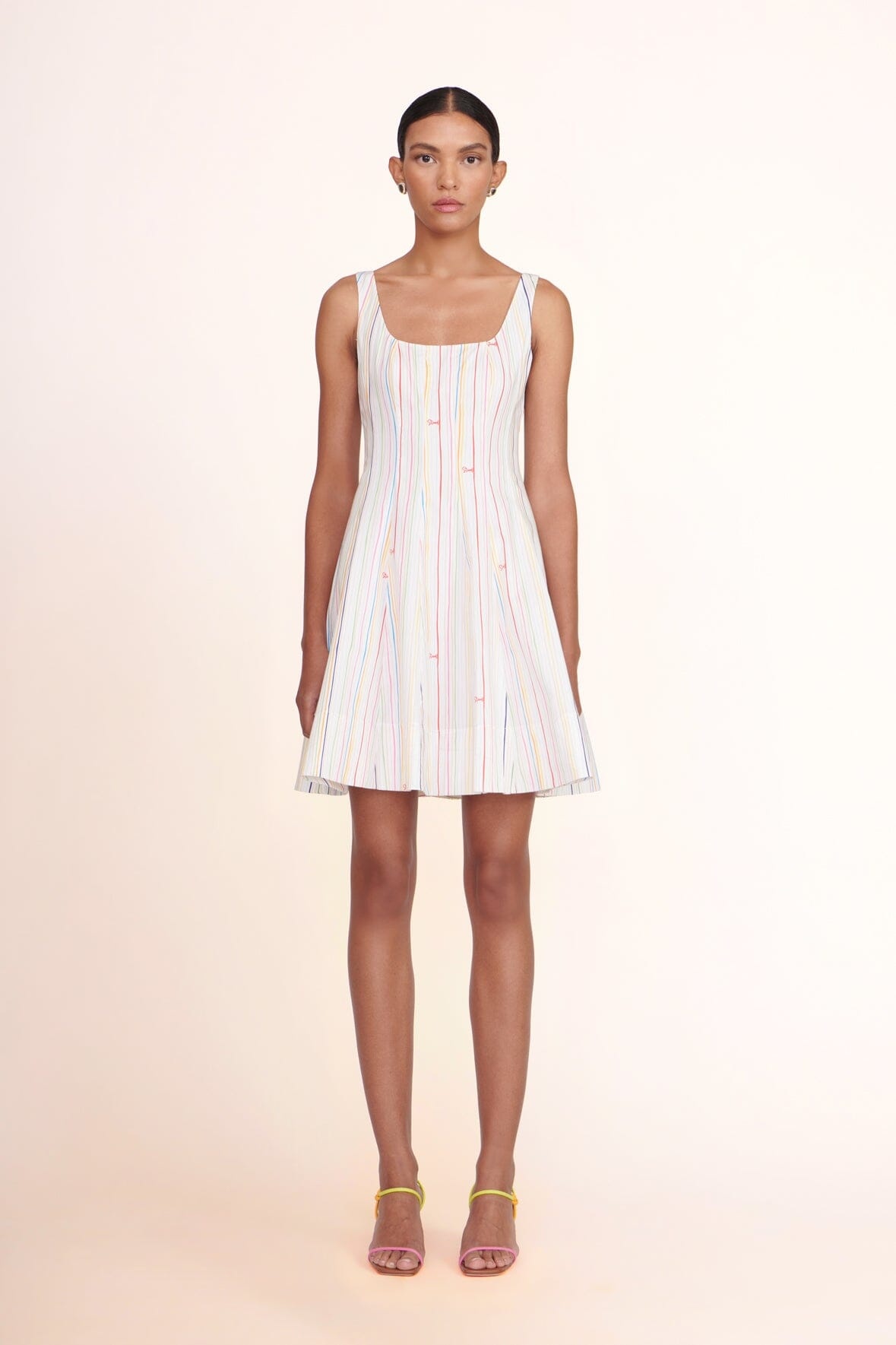 MINI WELLS DRESS | MULTI STRIPE - 2