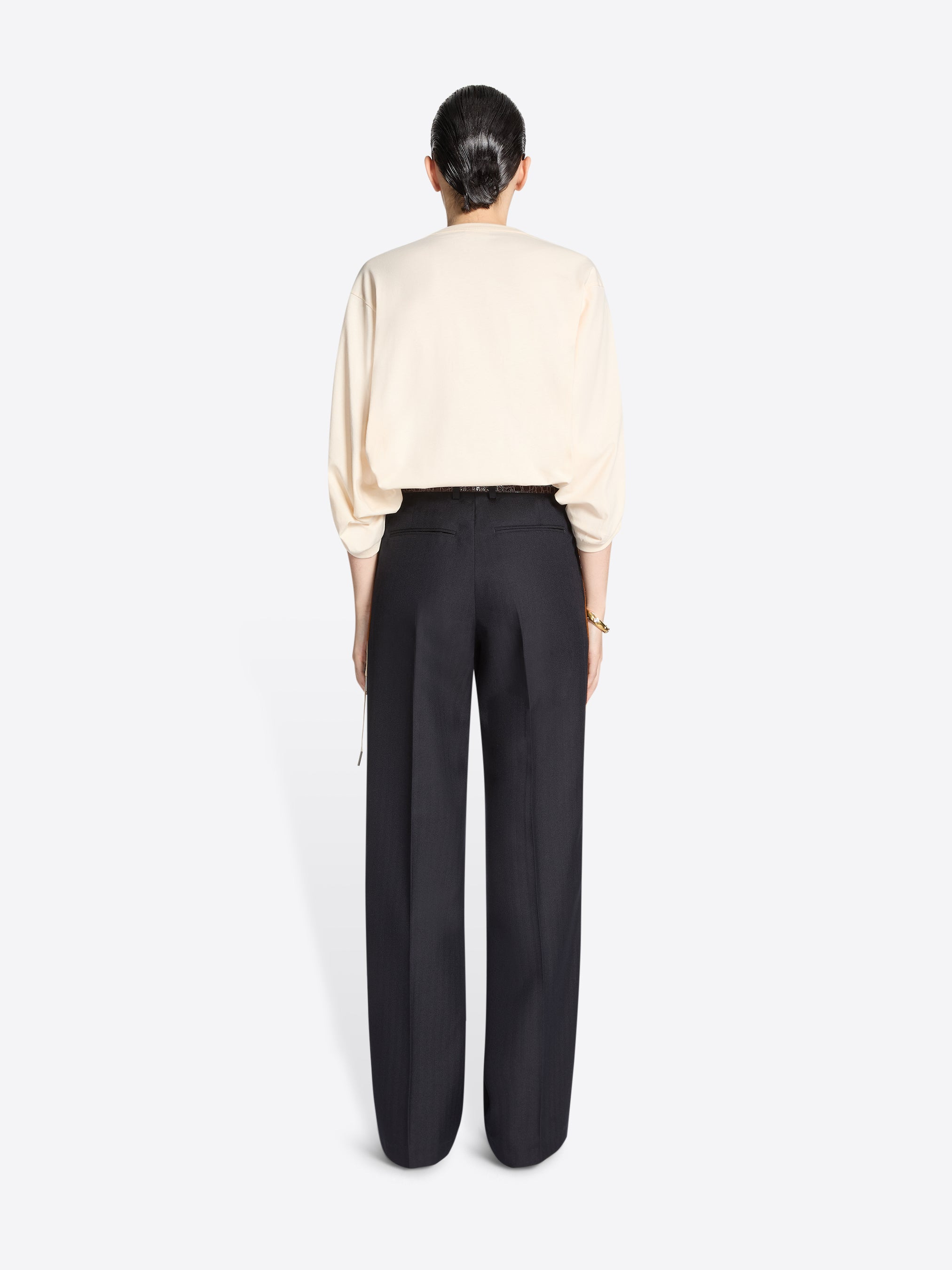 EMBELLISHED TUXEDO PANTS - 4