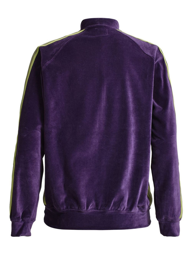 NEEDLES side-stripe velour track jacket outlook