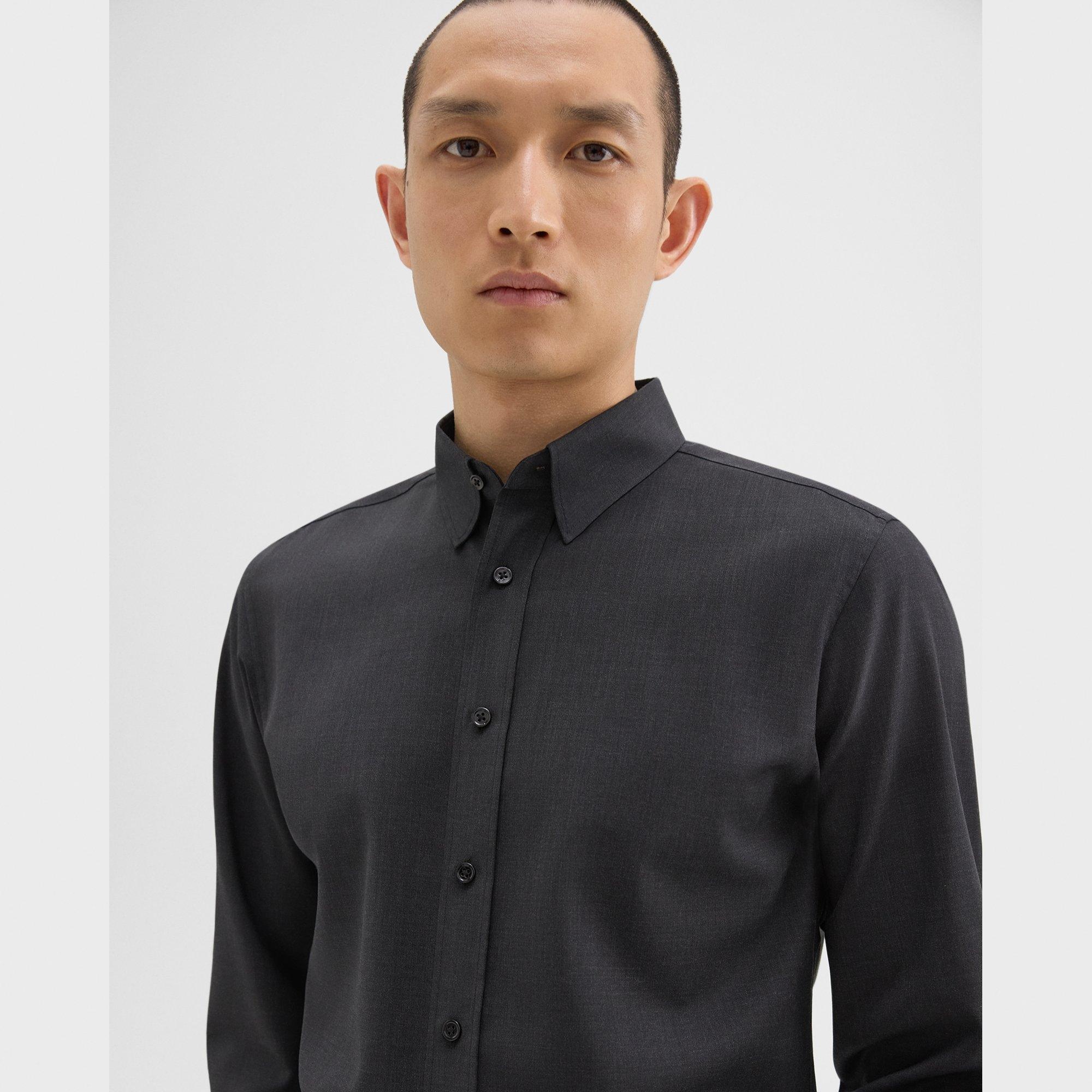 Hugh Shirt in Virgin Wool - 5