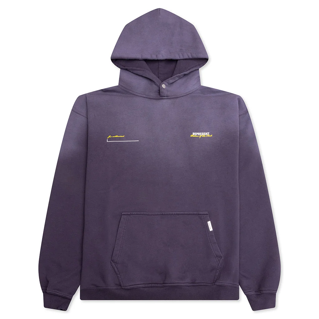 PATRON OF THE CLUB HOODIE - PLUM - 1