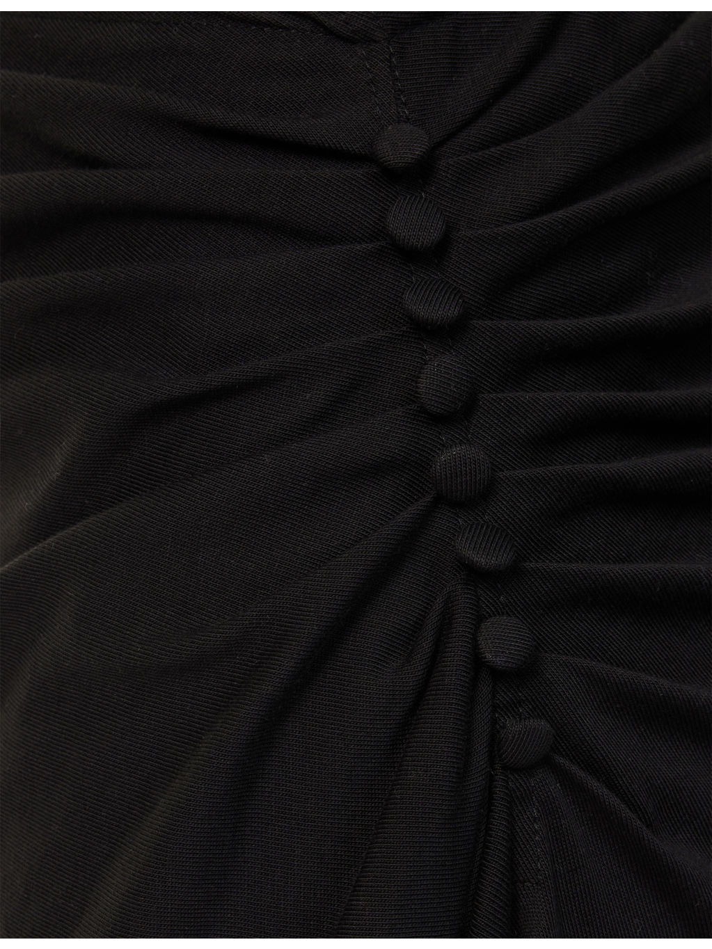 Hevira Draped Cotton-Jersey Midi Skirt - 6