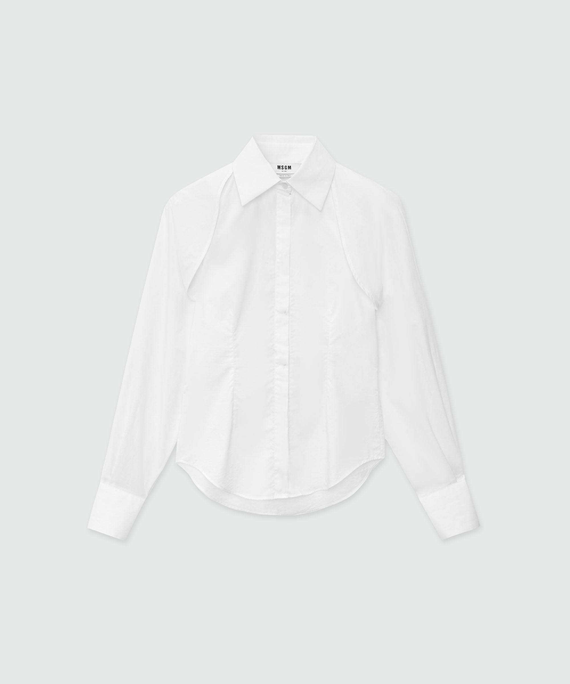 Two-piece poplin shirt - 1
