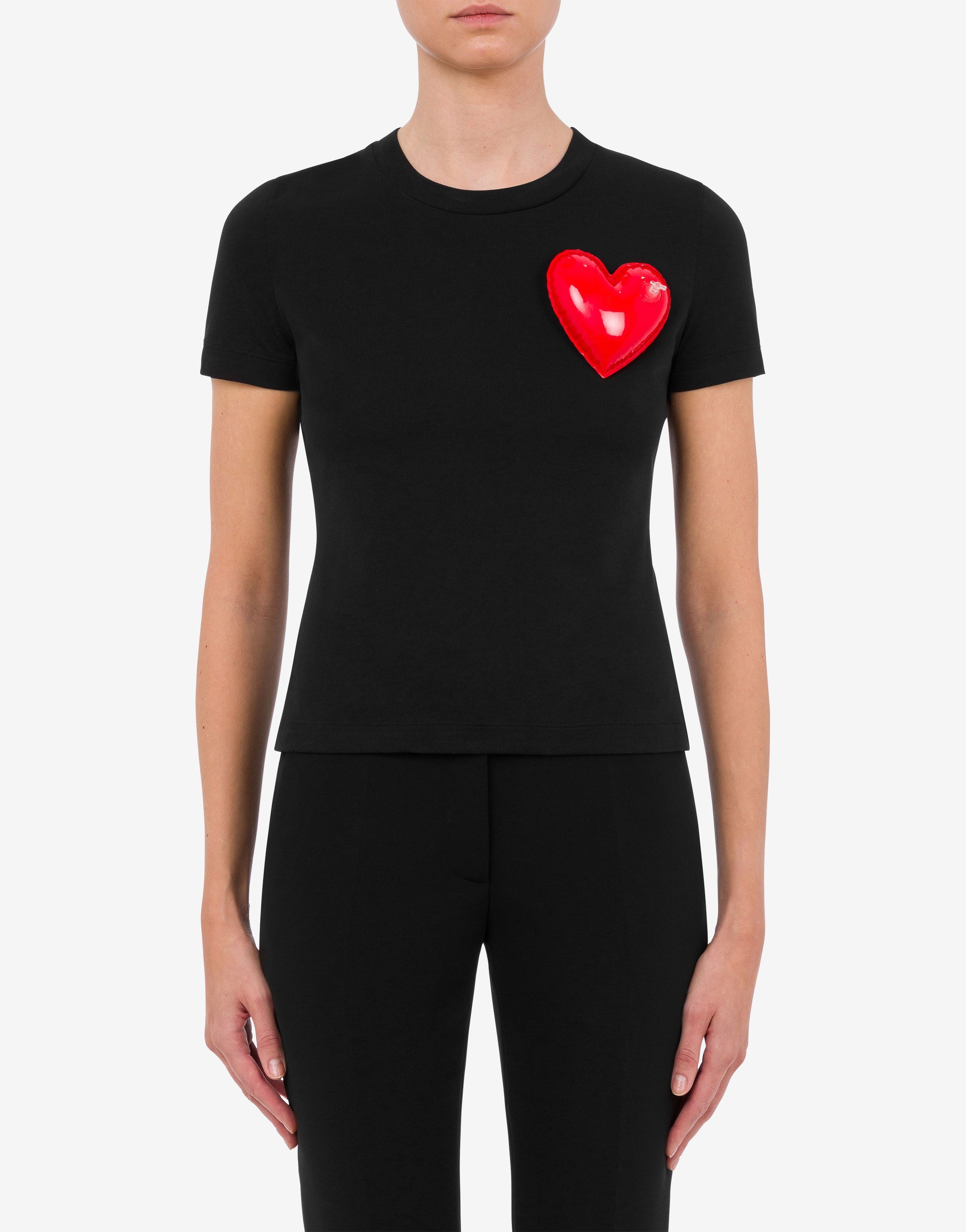 INFLATABLE HEART ORGANIC JERSEY T-SHIRT - 2