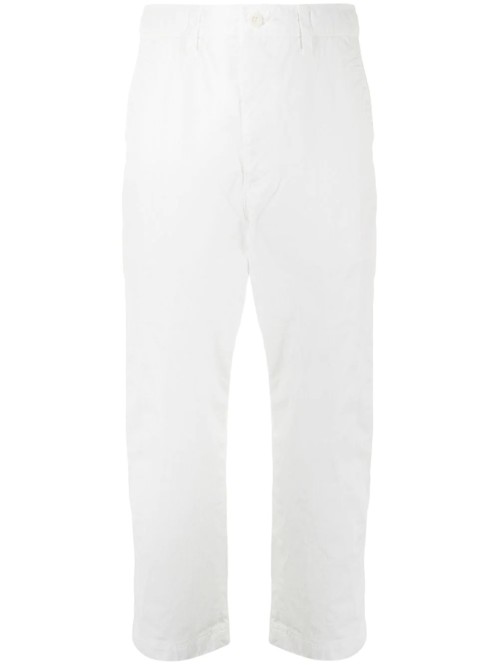 high-rise cropped trousers - 1