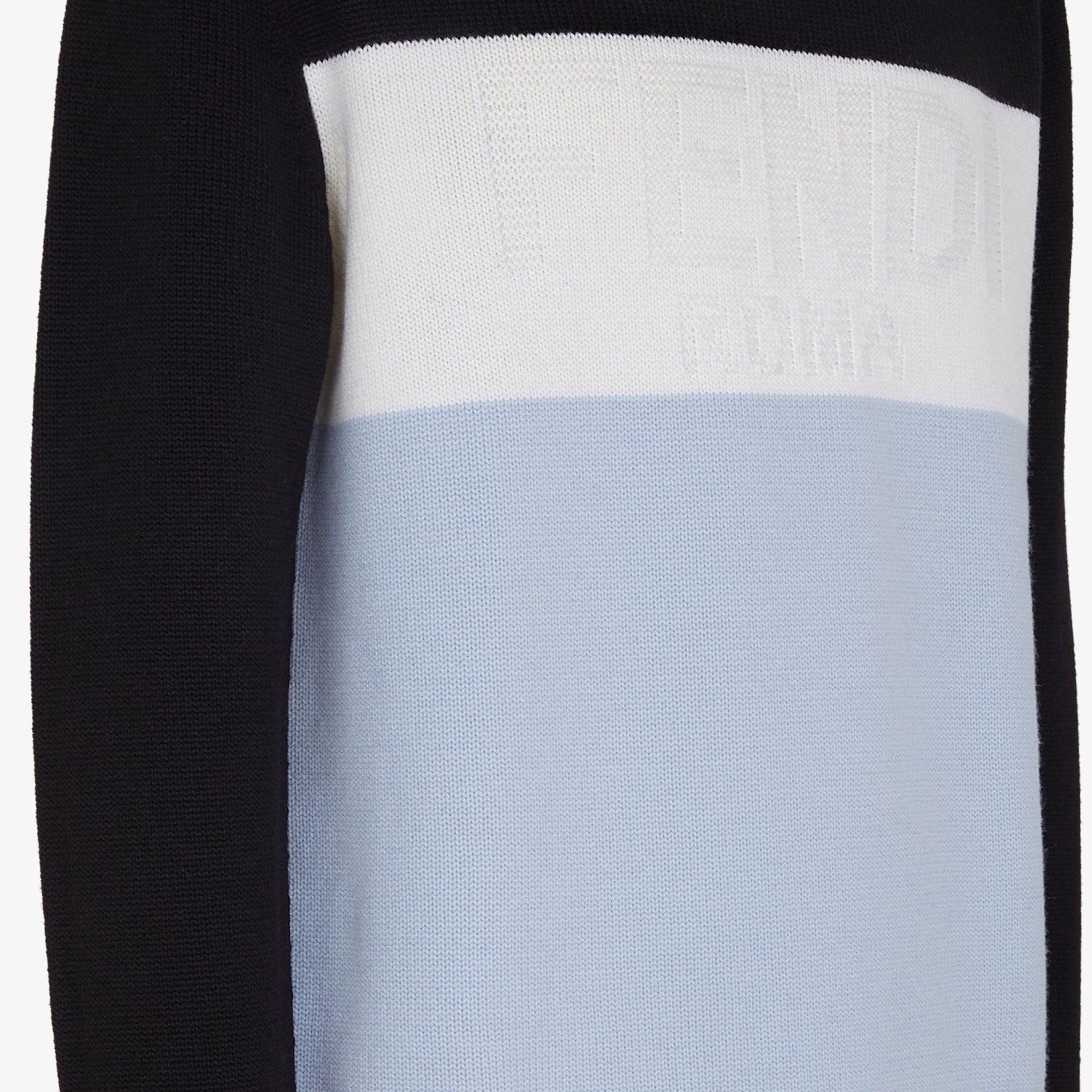 Black wool sweater - 3
