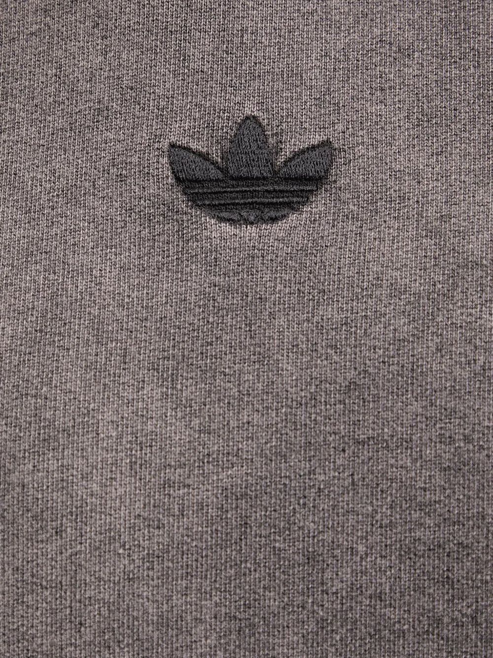 embroidered-detail stripe-sleeve hoodie - 5