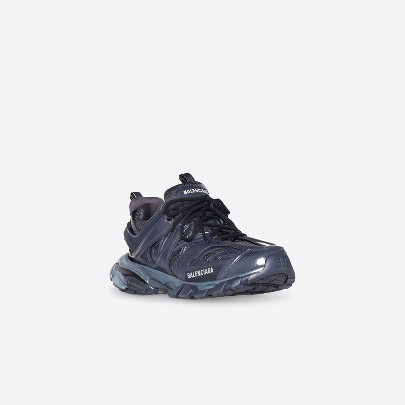 BALENCIAGA Men's Track Sneaker Metallic in Grey outlook