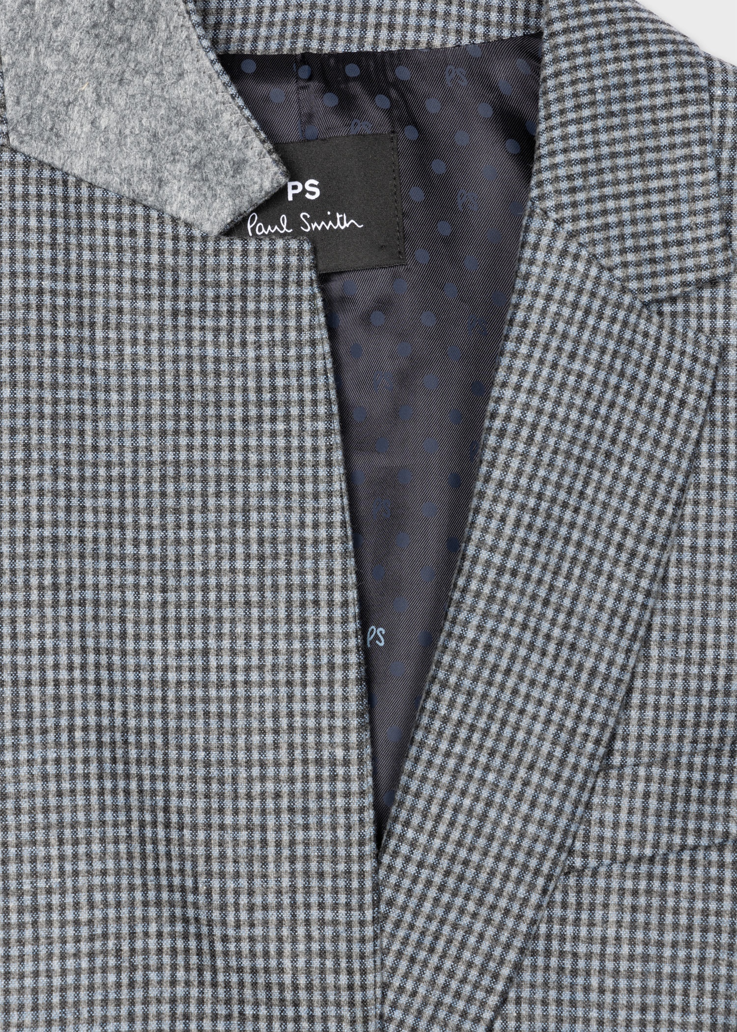 Wool-Blend Micro Check Suit - 5