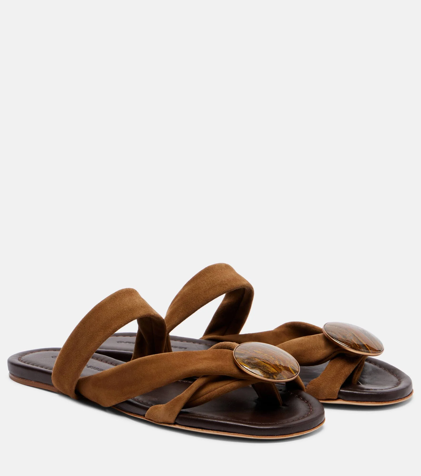 Doma embellished suede sandals - 1