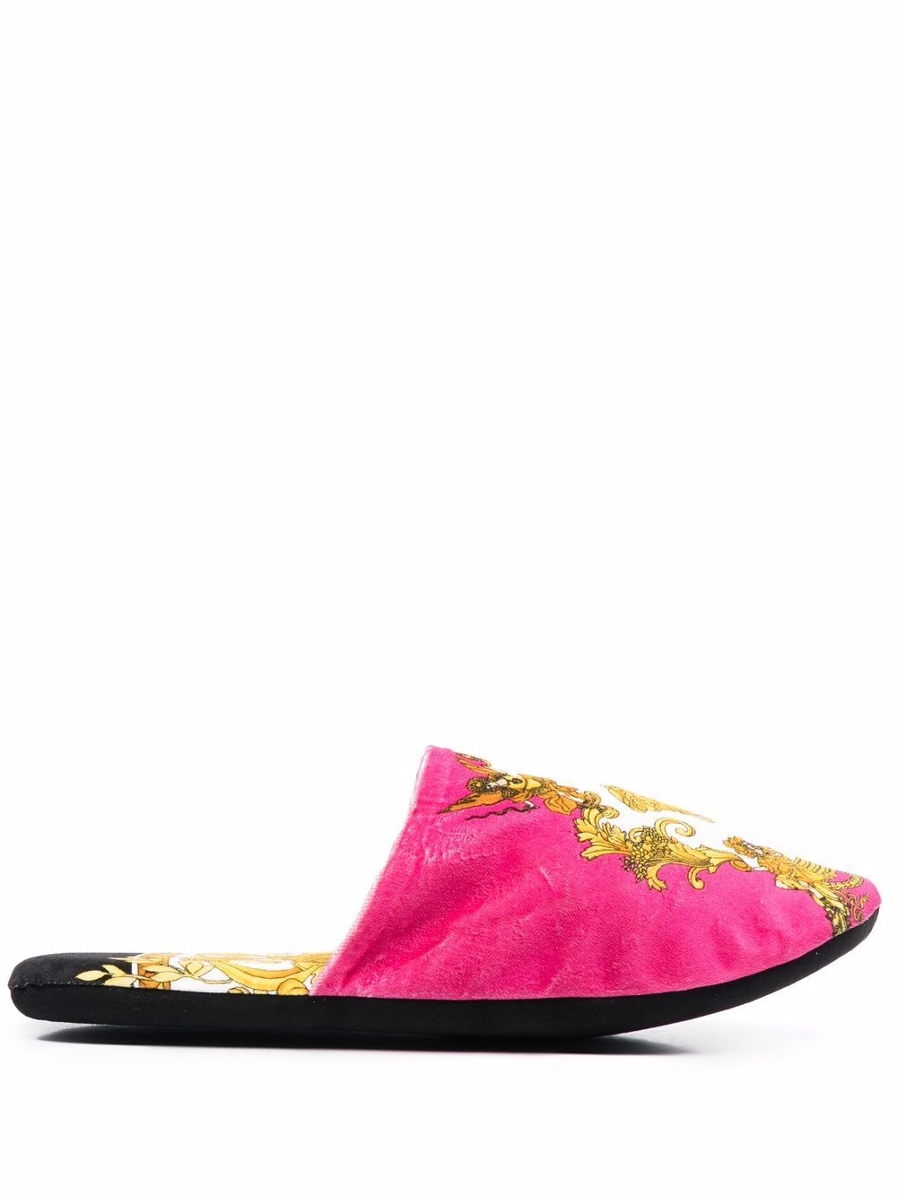 Medusa Renaissance-print slippers - 1