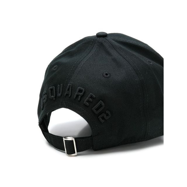 Black Icon logo baseball cap - 2