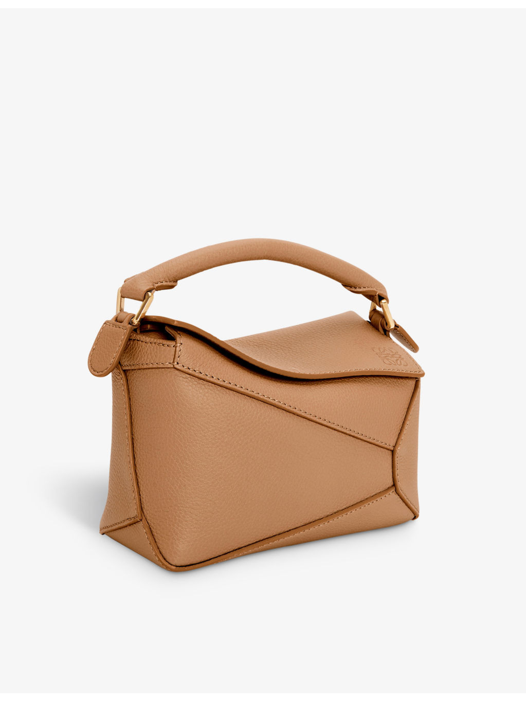 Puzzle mini leather cross-body bag - 7