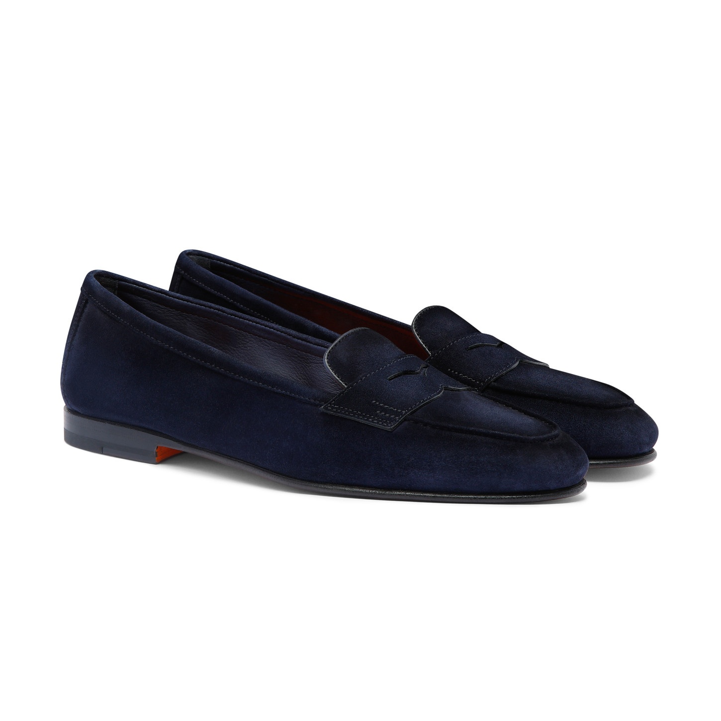 Women's blue suede Carla loafer - 2