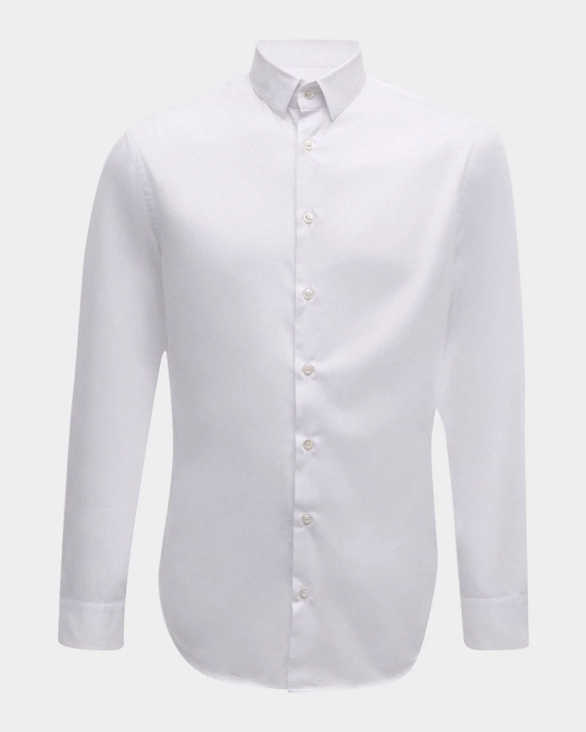 Men's Solid Cotton Sport Shirt - 1