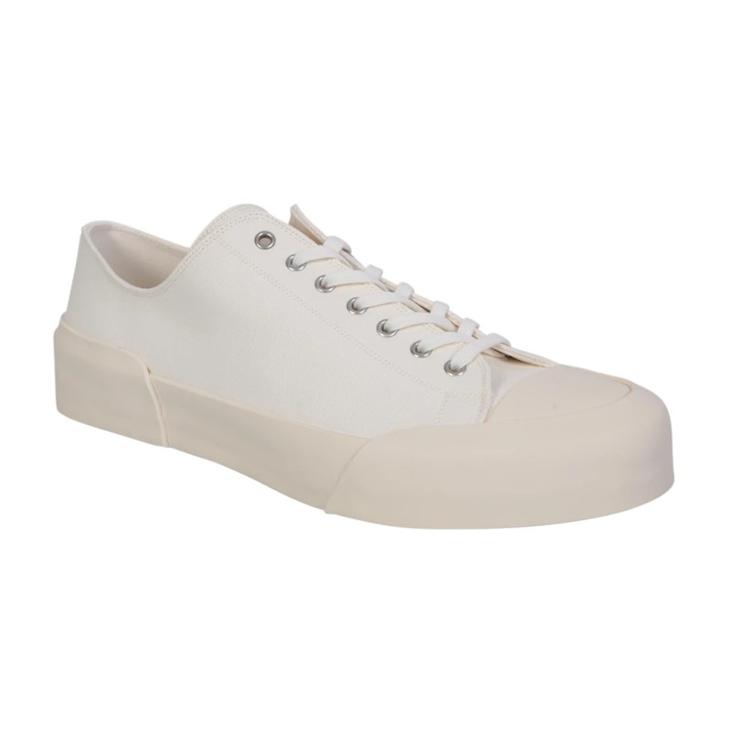 Jil Sander WHITE SNEAKERS MINIMALIST STYLE outlook