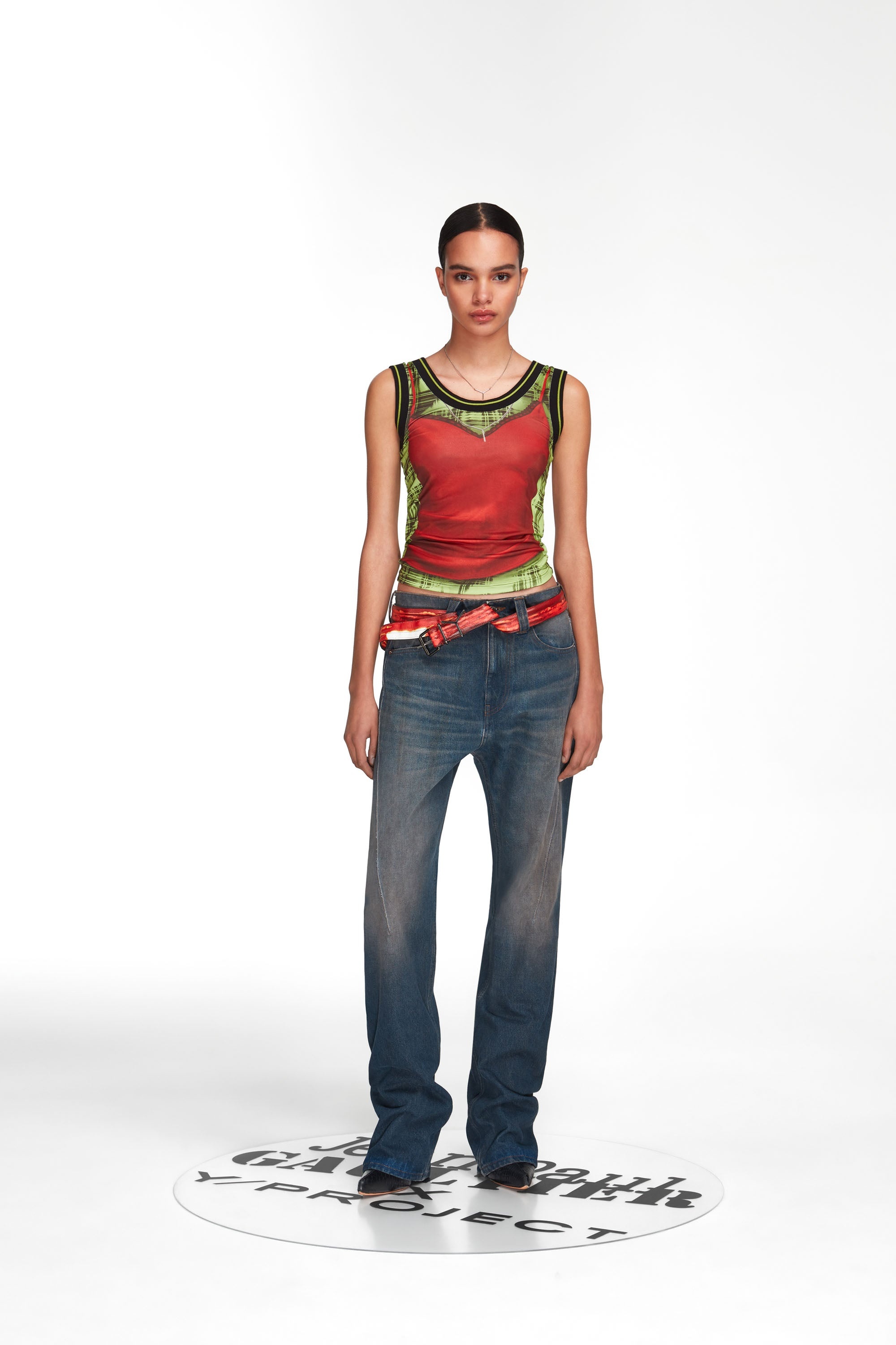 Trompe L'oeil Lingerie Tank Top - 3