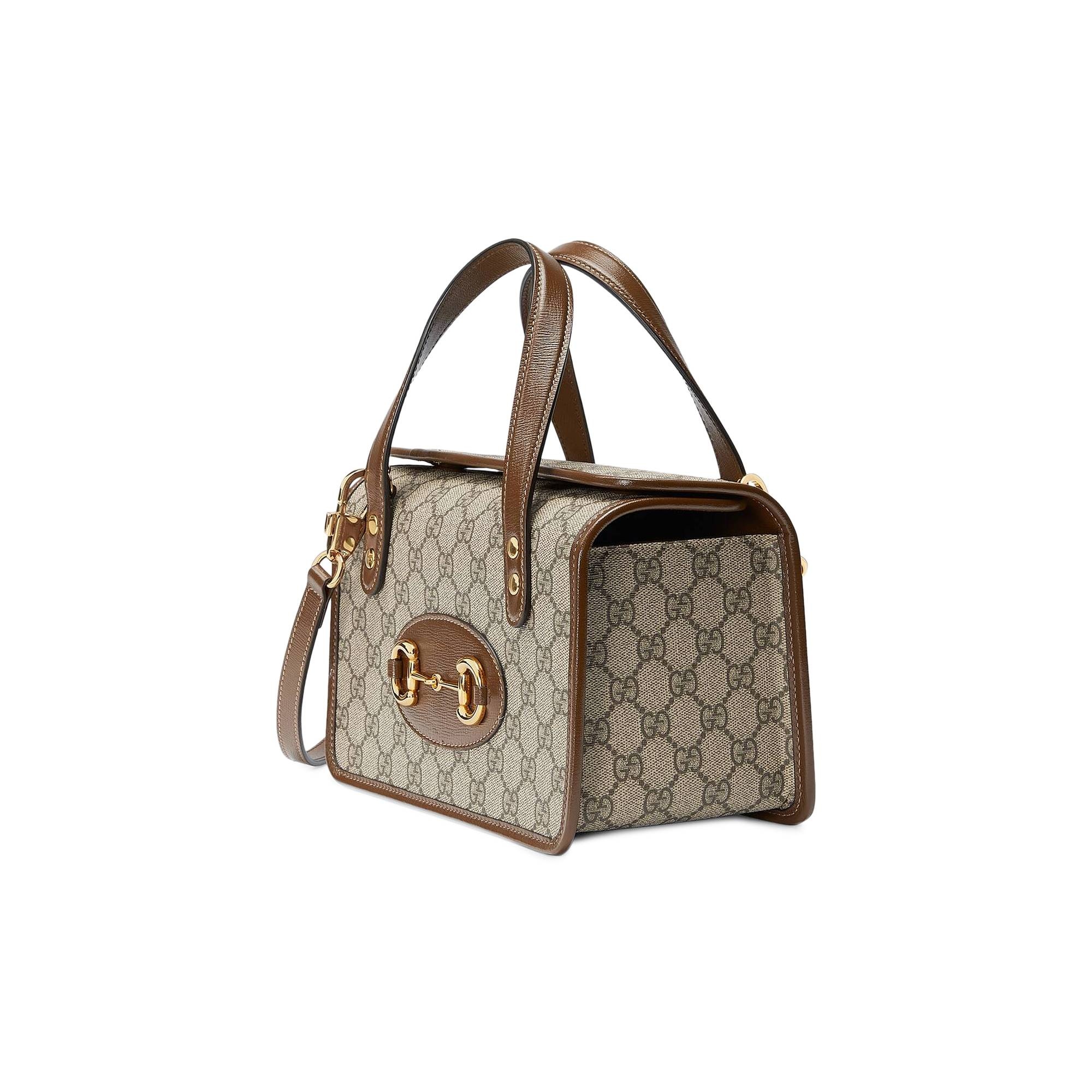 Gucci Horsebit 1955 Mini Top Handle Bag 'Brown' - 2