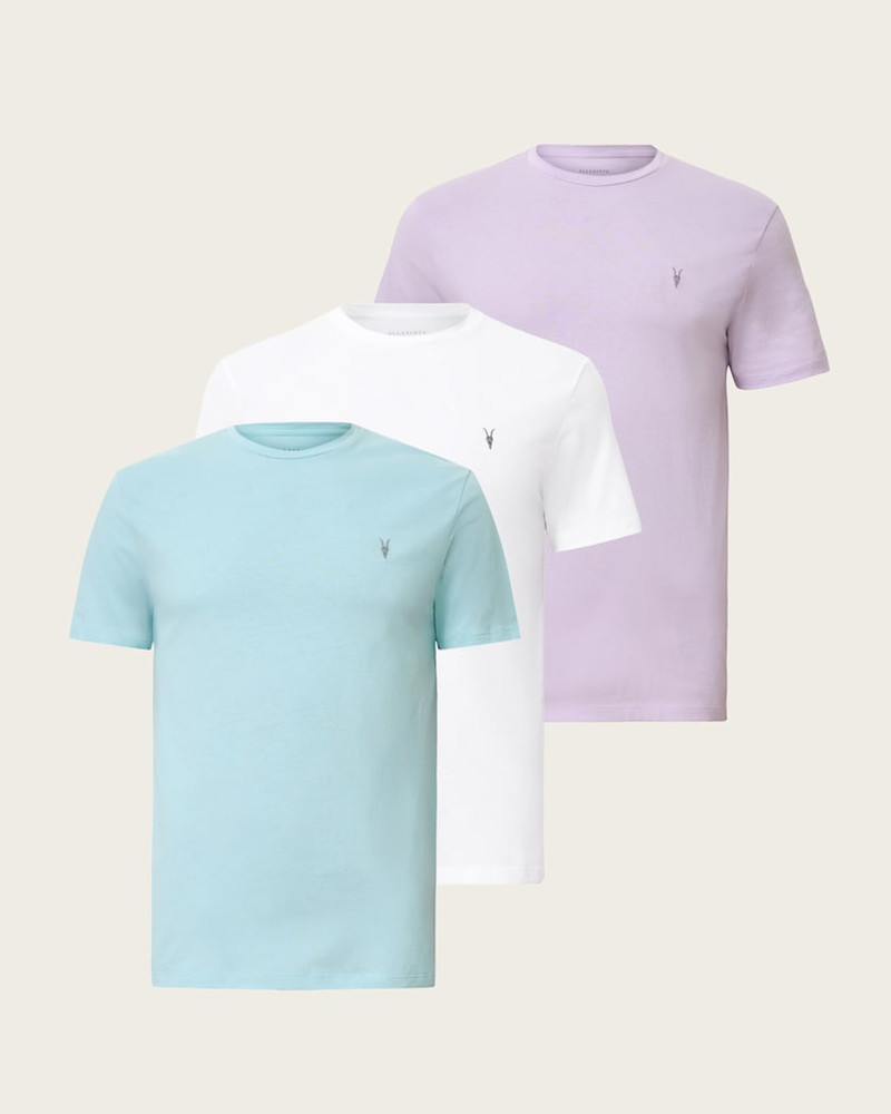 BRACE BRUSHED COTTON T-SHIRTS 3 PACK - 1