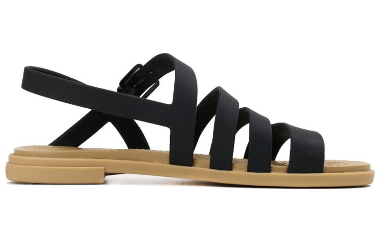 (WMNS) Crocs Tulum Sandals 'Black' 206107-00W - 3