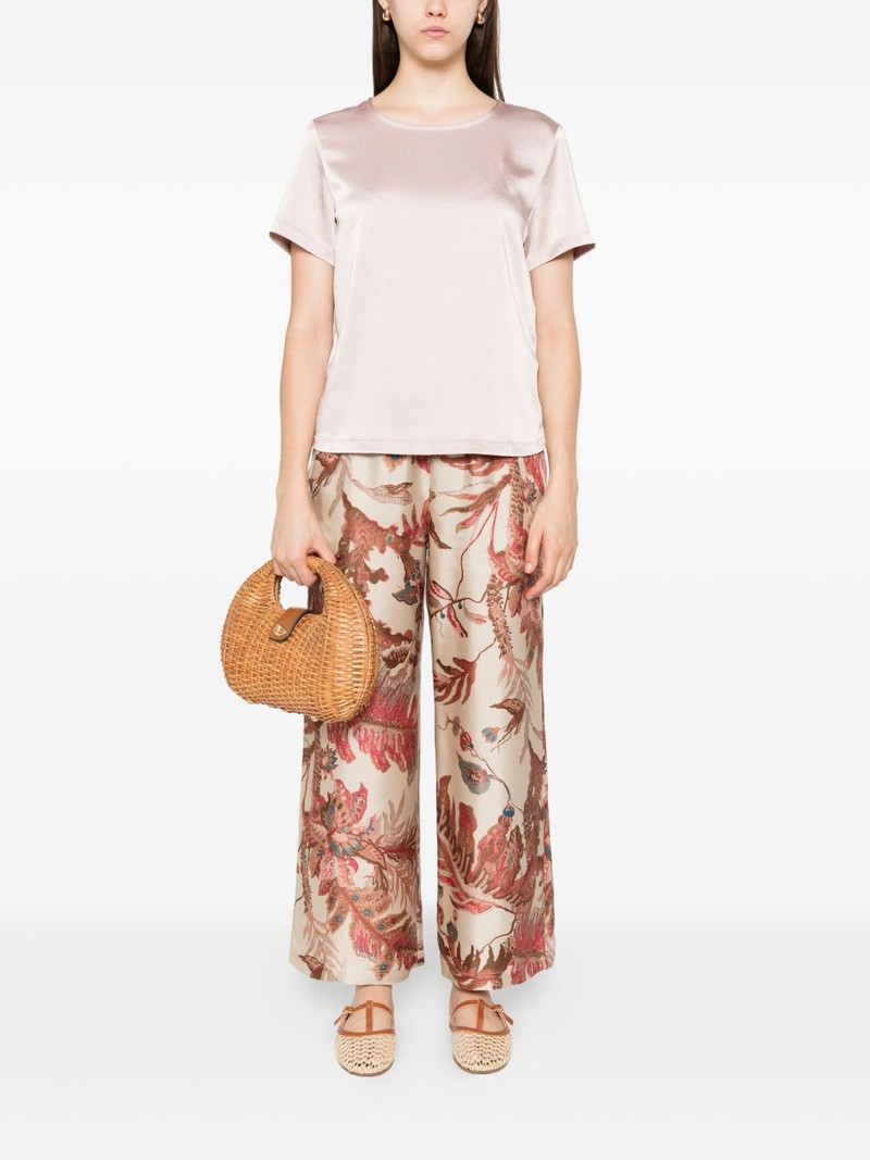 WEEKEND Max Mara keyhole-neck short-sleeve top outlook