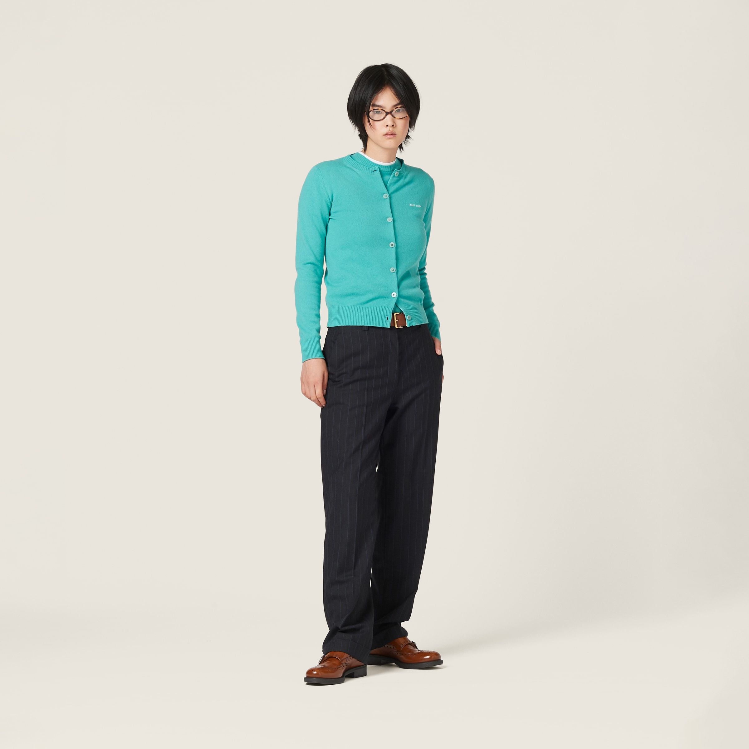 Cashmere knit cardigan - 2