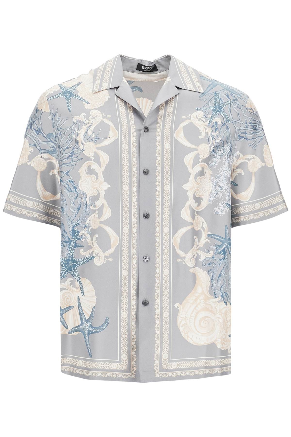 BAROQUE PRINTED SILK BOWLING SHIRT SET FOR THE - 1