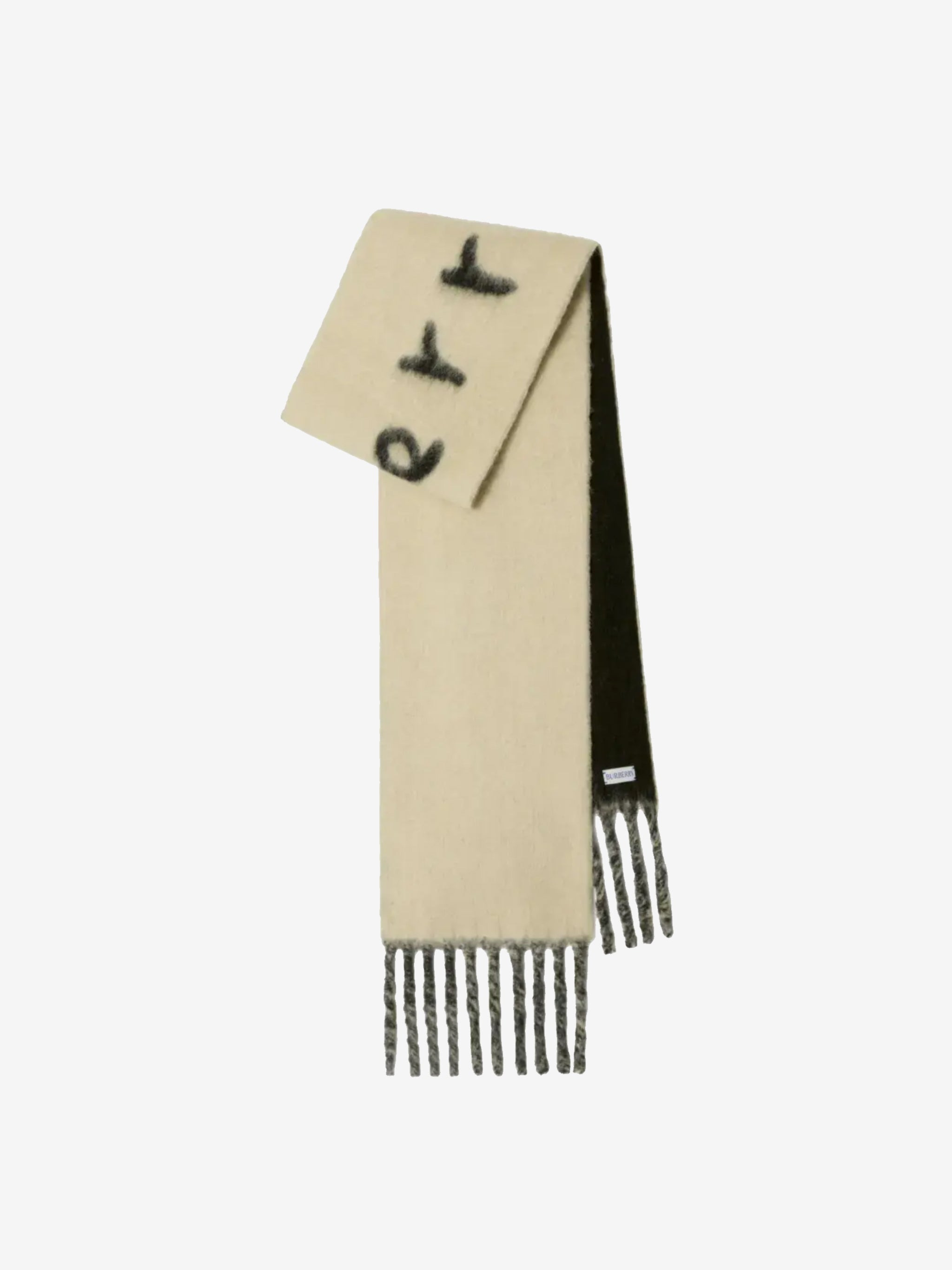BURBERRY - Women Classic Stripe Trim Scarf - 4