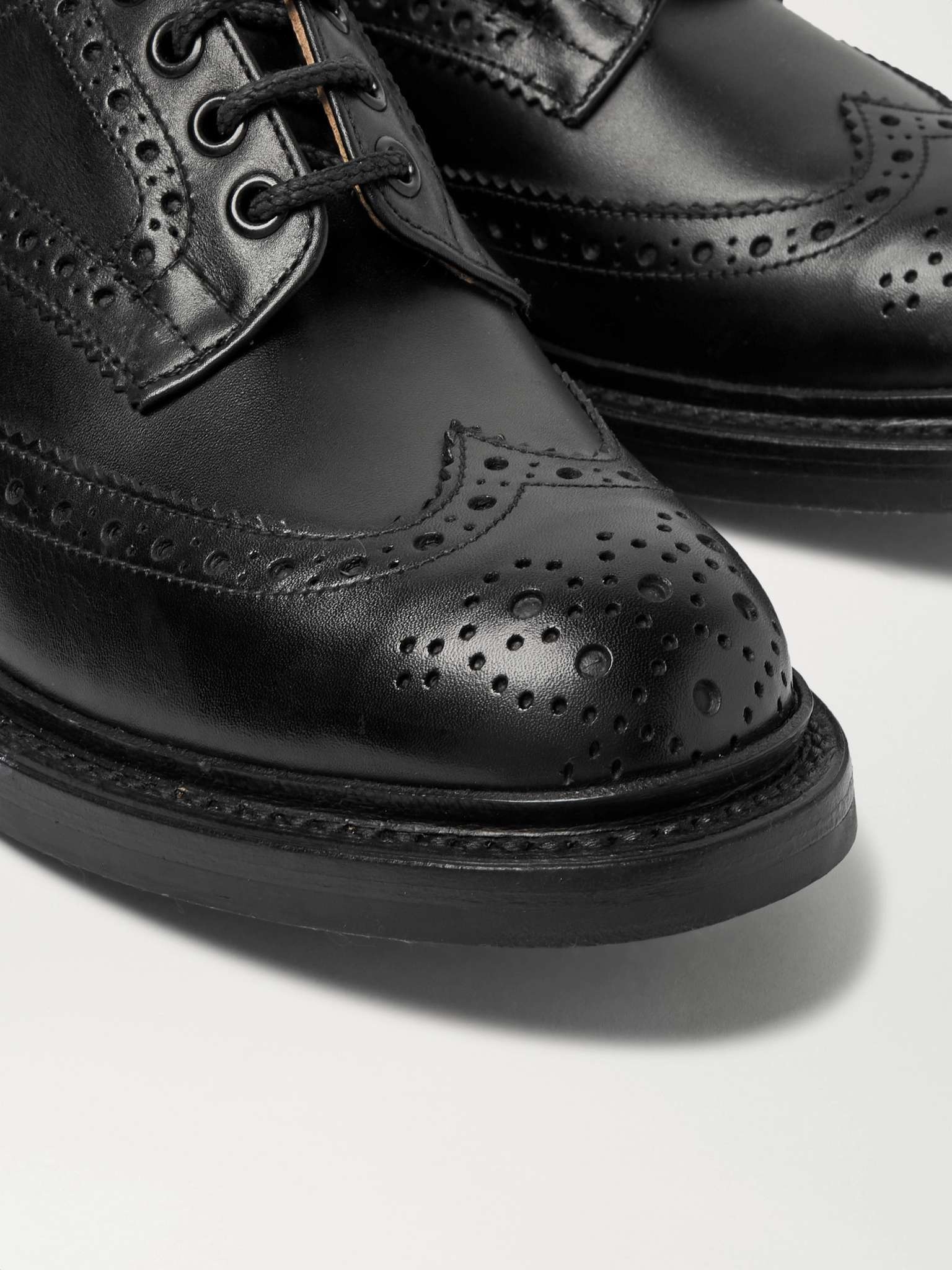 Bourton Leather Wingtip Brogues - 6