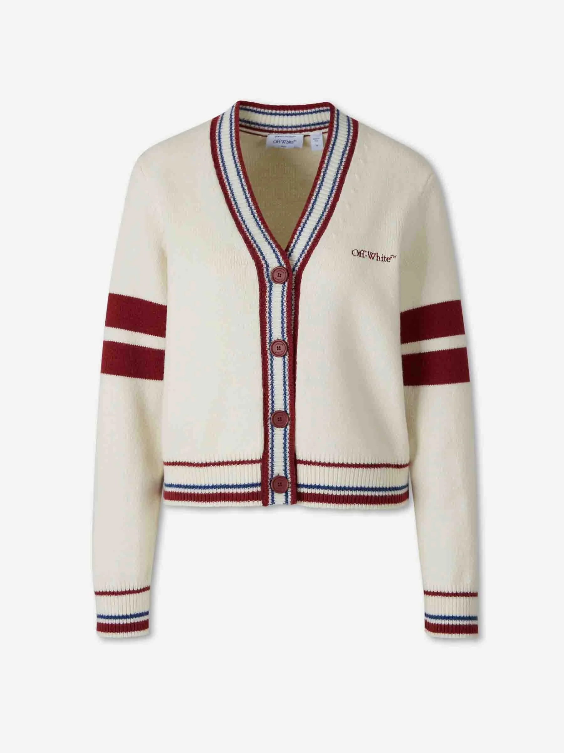 WOOL KNIT CARDIGAN - 1