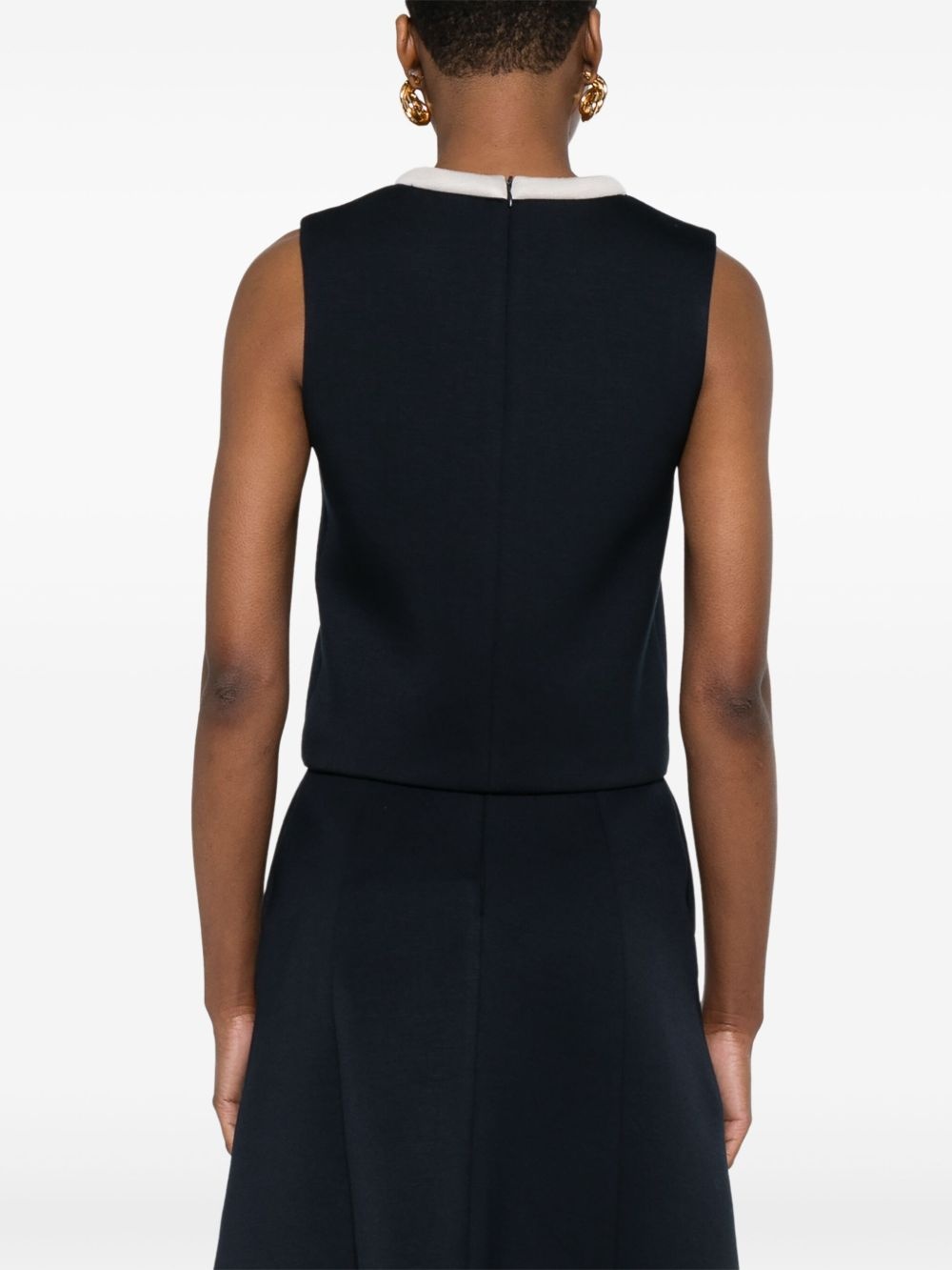 contrast-trim top - 4