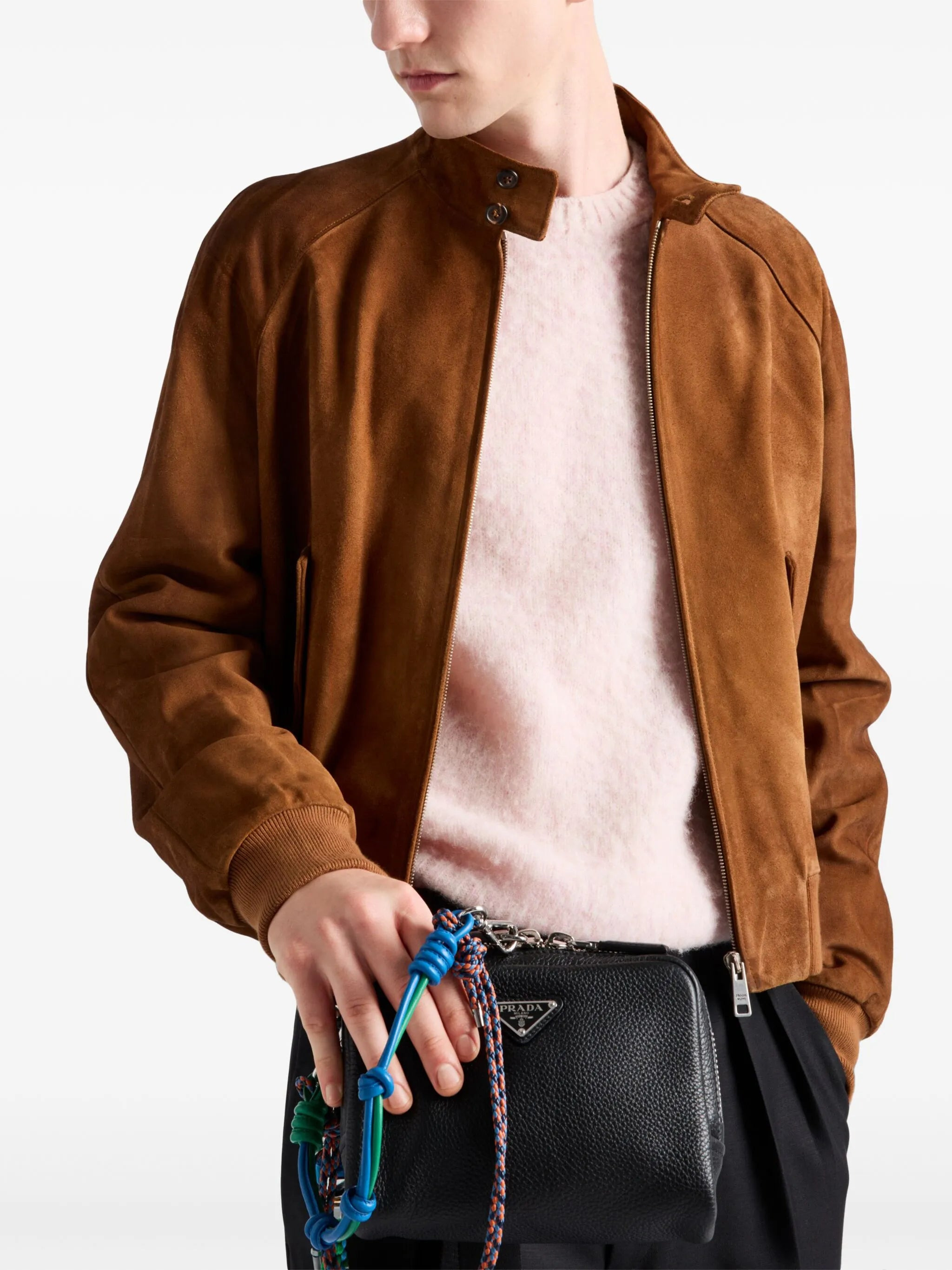 Brique Saffiano leather bag - 2
