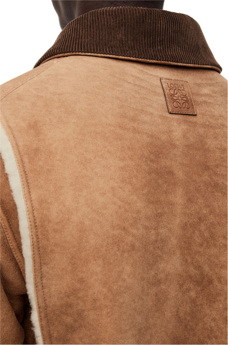 Workwear jacket in shearling 5