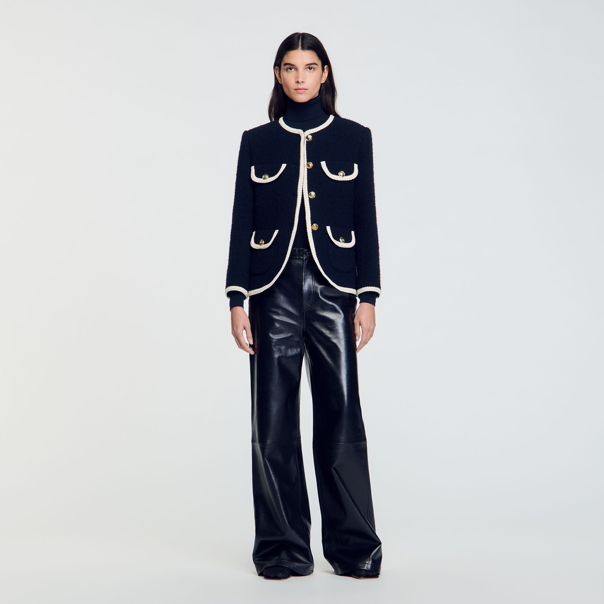 LONG TWEED JACKET - 3