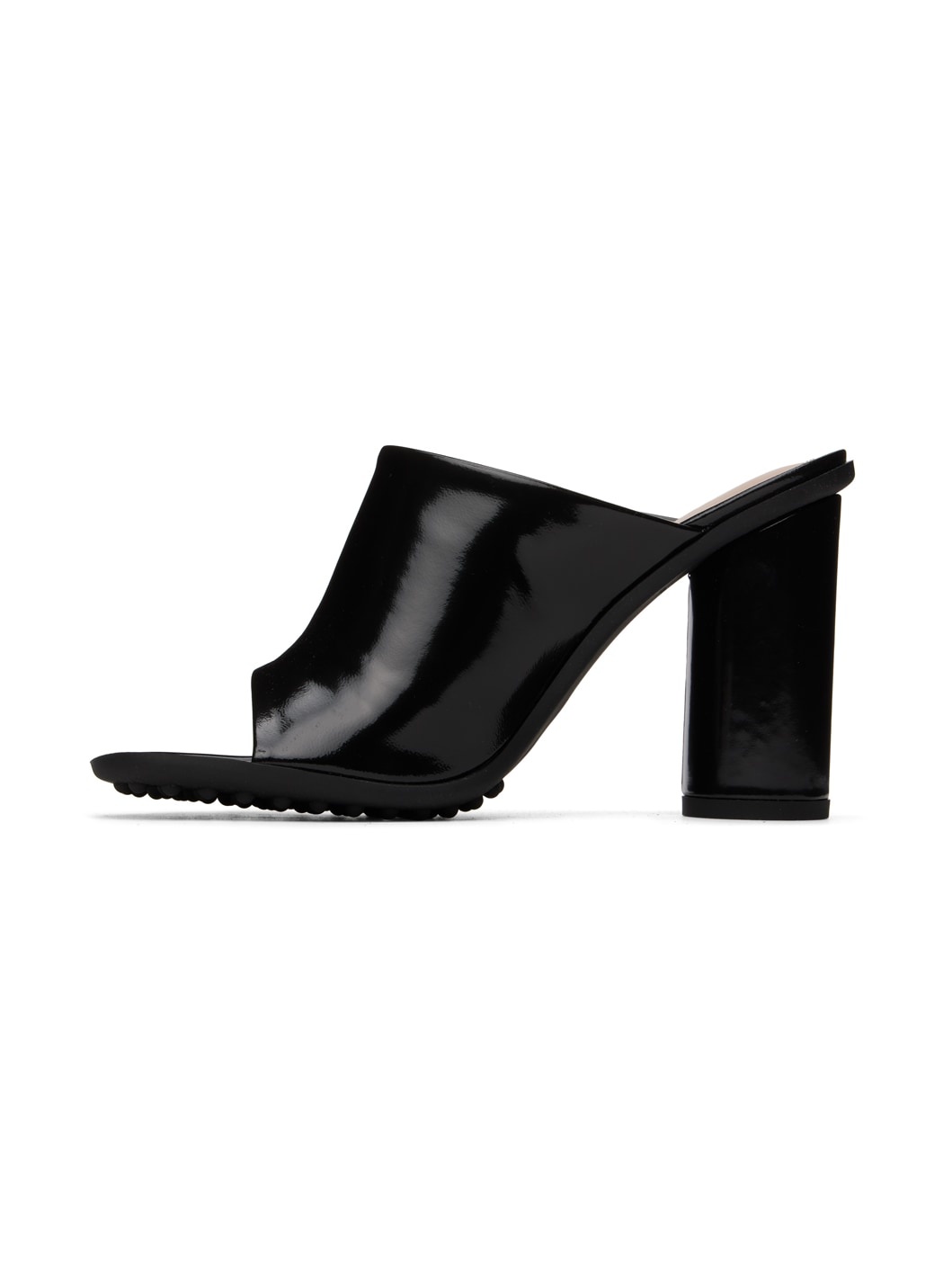 Black Atomic Heeled Sandals - 3