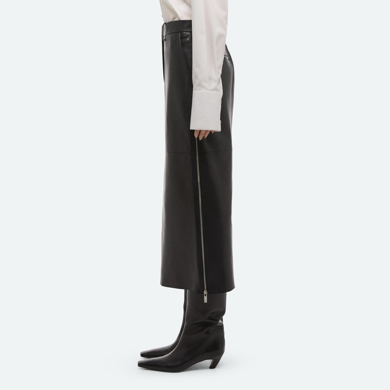 LEATHER ZIP SKIRT 5