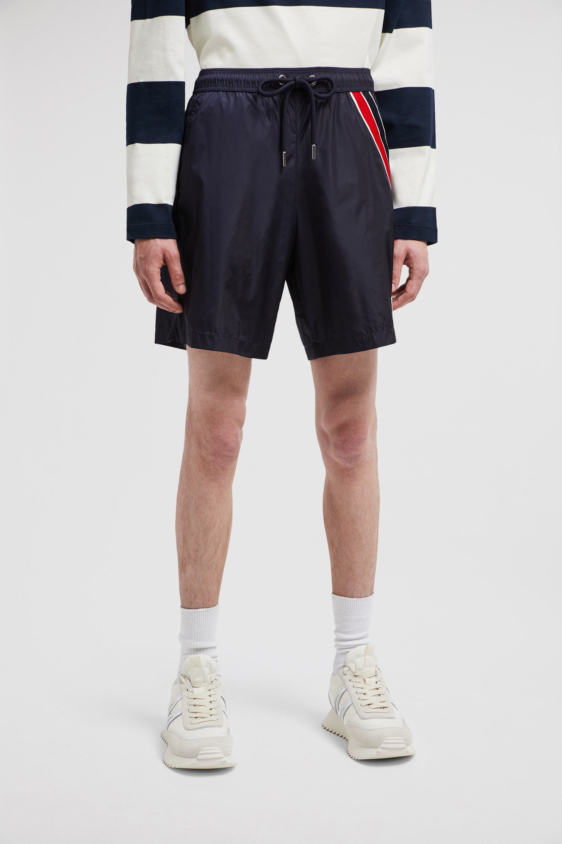 Tricolor Trim Swim Shorts - 3