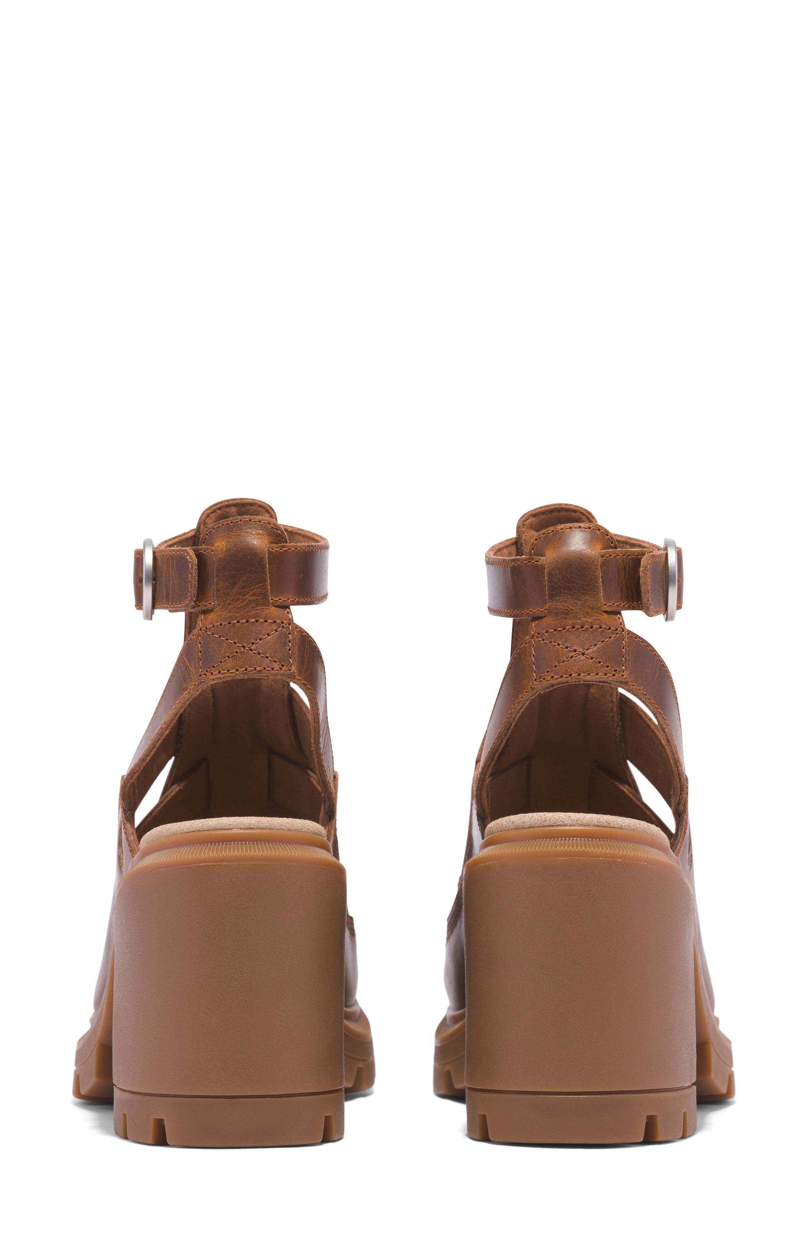 Timberland Allington Heights Platform Fisherman Sandal in Rust Full Grain at Nordstrom - 5