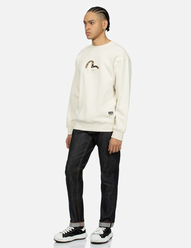 KAMON BROCADE APPLIQUE DAICOCK CARROT-FIT JEANS #2017 4