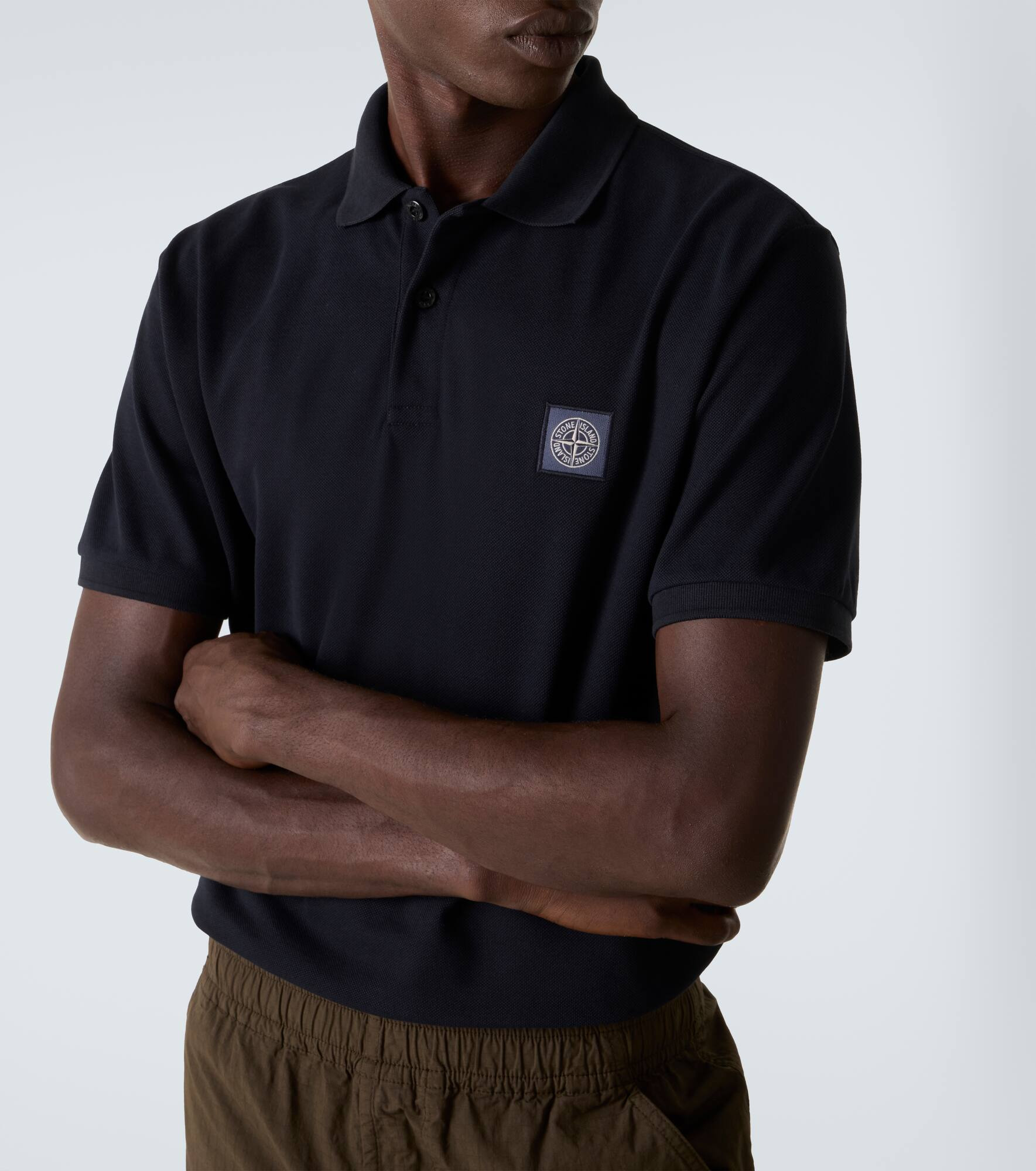 Compass cotton piqué polo shirt - 6