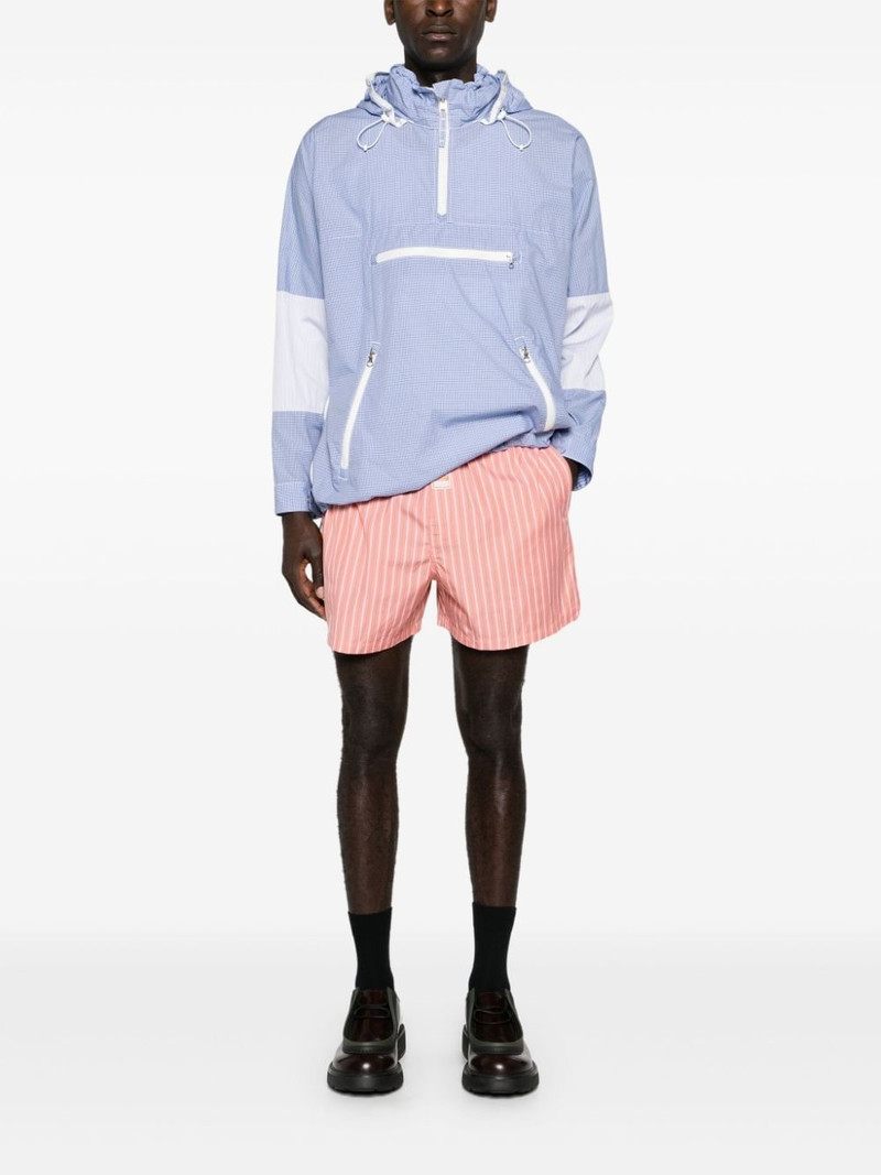 Martine Rose striped mid-rise deck shorts outlook